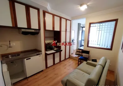 Flat com 1 Quarto para alugar, 33m² no Cerqueira César, São Paulo