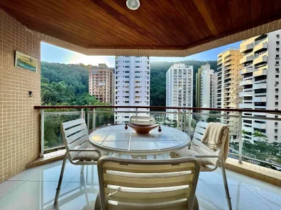 Apartamento com 3 Quartos para alugar, 102m² no Pitangueiras, Guarujá