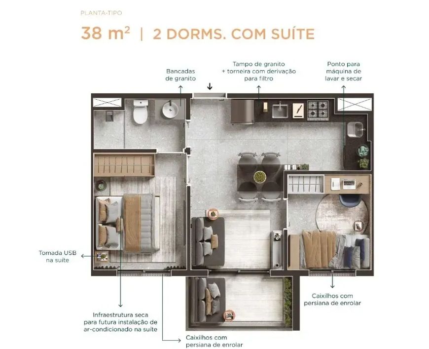 VIVA BENX STAR CAMPO BELO - APARTAMENTOS no Campo Belo, São Paulo