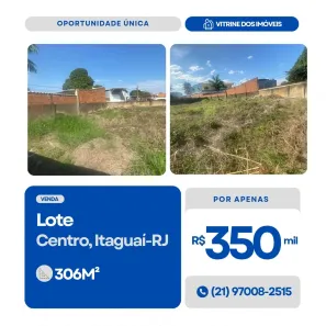 Lote/Terreno à venda, 306m² no Centro, Itaguaí