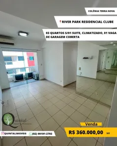 Apartamento com 3 Quartos à venda, 71m² no Colônia Terra Nova, Manaus