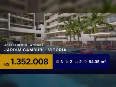 Apartamento com 3 Quartos à venda, 84m² no Jardim Camburi, Vitória