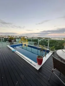 Casa de Condomínio com 4 Quartos para alugar, 420m² no Alphaville (Abrantes), Camaçari