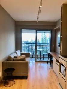 Apartamento com 1 Quarto para alugar, 31m² no Indianópolis, São Paulo