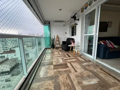 Apartamento com 3 Quartos à venda, 136m² no Pompéia, Santos
