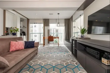Kitnet com 1 Quarto à venda, 43m² no Santo Amaro, São Paulo