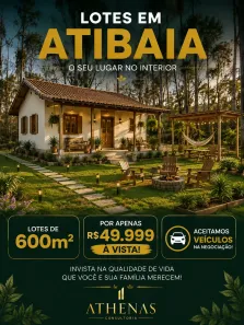Lote/Terreno à venda, 600m² no Atibaia Jardim, Atibaia