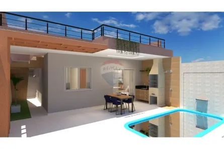 Casa de Condomínio com 2 Quartos à venda, 114m² no Jauá (Abrantes), Camaçari
