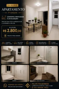 Apartamento com 2 Quartos para alugar, 55m² no Coqueiro, Belém