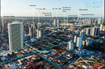 Apartamento com 2 Quartos para alugar, 60m² no Lagoa Nova, Natal