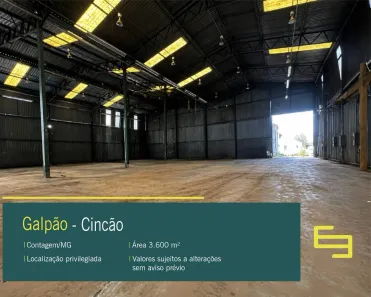 Galpão/Depósito/Armazém à venda, 3600m² no Cincão, Contagem