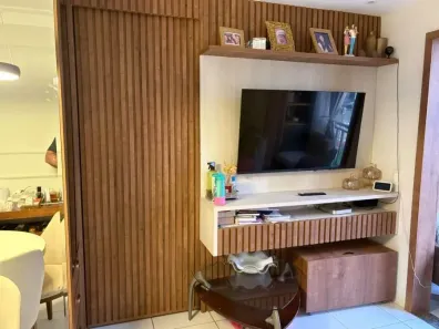 Apartamento com 2 Quartos para alugar, 65m² no Calhau, São Luís