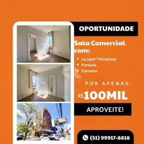 Sala Comercial à venda, 25m² no Bela Vista, Porto Alegre