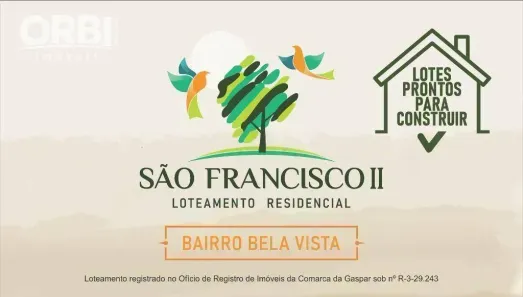 Lote/Terreno à venda, 361m² no Bela Vista, Gaspar