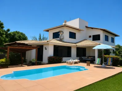 Casa de Condomínio com 5 Quartos à venda, 230m² no Busca Vida (Abrantes), Camaçari