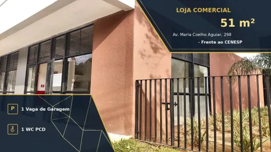 Ponto Comercial para alugar, 51m² no Jardim São Luís, São Paulo