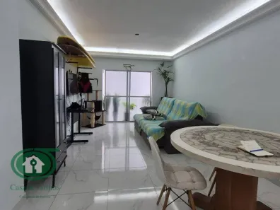 Apartamento com 3 Quartos para venda ou aluguel, 112m² no Campo Grande, Santos