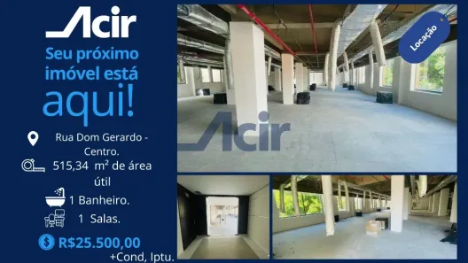 Sala Comercial para alugar, 514m² no Centro, Rio de Janeiro