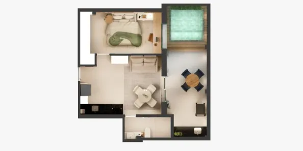 Apartamento com 1 Quarto à venda, 58m² no Copacabana, Rio de Janeiro