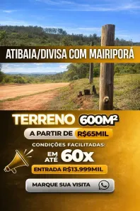 Lote/Terreno à venda, 600m² no Portão, Atibaia