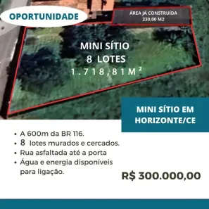 Lote/Terreno à venda, 1719m² no Mal Cozinhado, Horizonte