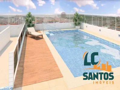 Apartamento com 2 Quartos à venda, 54m² no Embaré, Santos