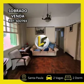 Sobrado com 2 Quartos à venda, 203m² no Santa Paula, São Caetano do Sul