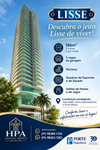 Apartamento com 3 Quartos à venda, 186m² no Nazaré, Belém