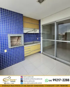 Apartamento com 3 Quartos para alugar, 105m² no Jardim Aclimação, Cuiabá