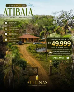 Lote/Terreno à venda, 600m² no Jardim Brasil, Atibaia