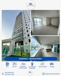 Apartamento com 4 Quartos à venda, 151m² no Renascença, São Luís