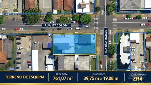 Lote/Terreno à venda, 761m² no Portão, Curitiba