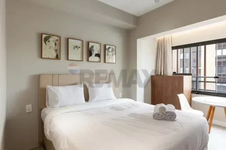 Apartamento com 1 Quarto para alugar, 27m² no Campo Belo, São Paulo