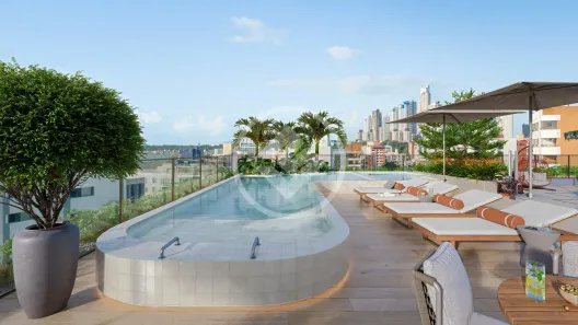 Flat com 1 Quarto à venda, 37m² no Tambaú, João Pessoa