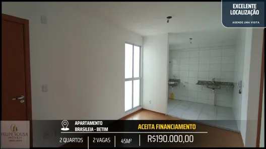 Apartamento com 2 Quartos à venda, 44m² no Brasiléia, Betim