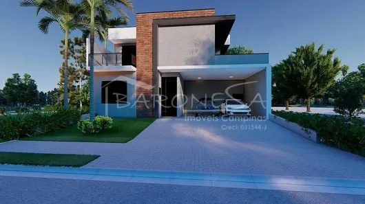Casa de Condomínio com 4 Quartos à venda, 311m² no Parque Brasil 500, Paulínia