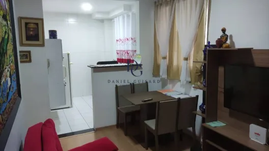 Apartamento com 2 Quartos para alugar, 46m² no Residencial Sítio Santo Antônio, Taubaté