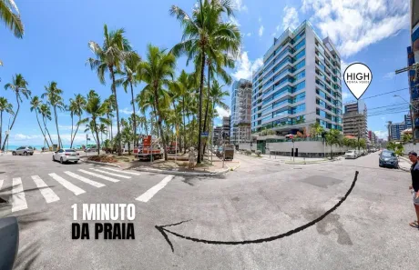 Apartamento com 1 Quarto para alugar, 44m² no Ponta Verde, Maceió