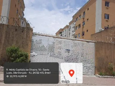 Apartamento com 2 Quartos à venda, 59m² no Santa Luzia, São Gonçalo