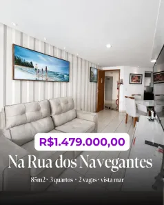 Apartamento com 3 Quartos à venda, 85m² no Boa Viagem, Recife