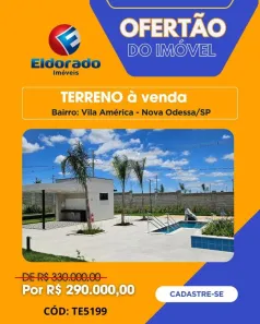 Lote/Terreno à venda, 318m² no Jardim das Palmeiras, Sumaré